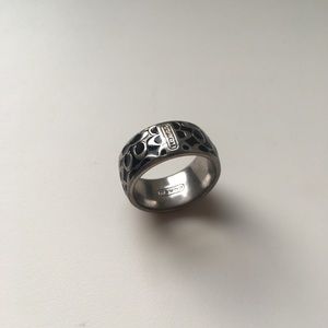 COACH Miranda Enamel Signature Ring